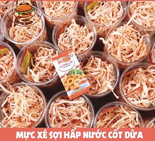Khô mực xé hấp nước cốt dừa