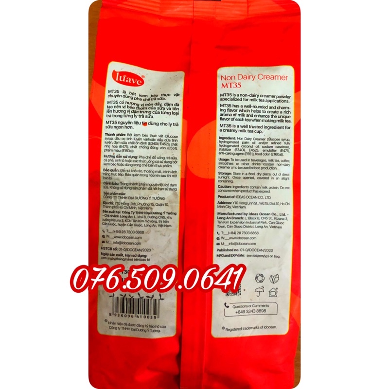Bột sữa MT35 gói 1 kg [Date T12/2023]