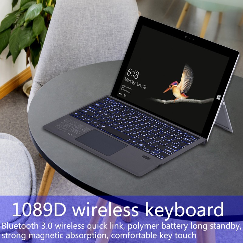 Bàn phím bluetooth không dây thích hợp cho Microsoft- Surface Pro 3 / 4 / 5 / 6 / 7