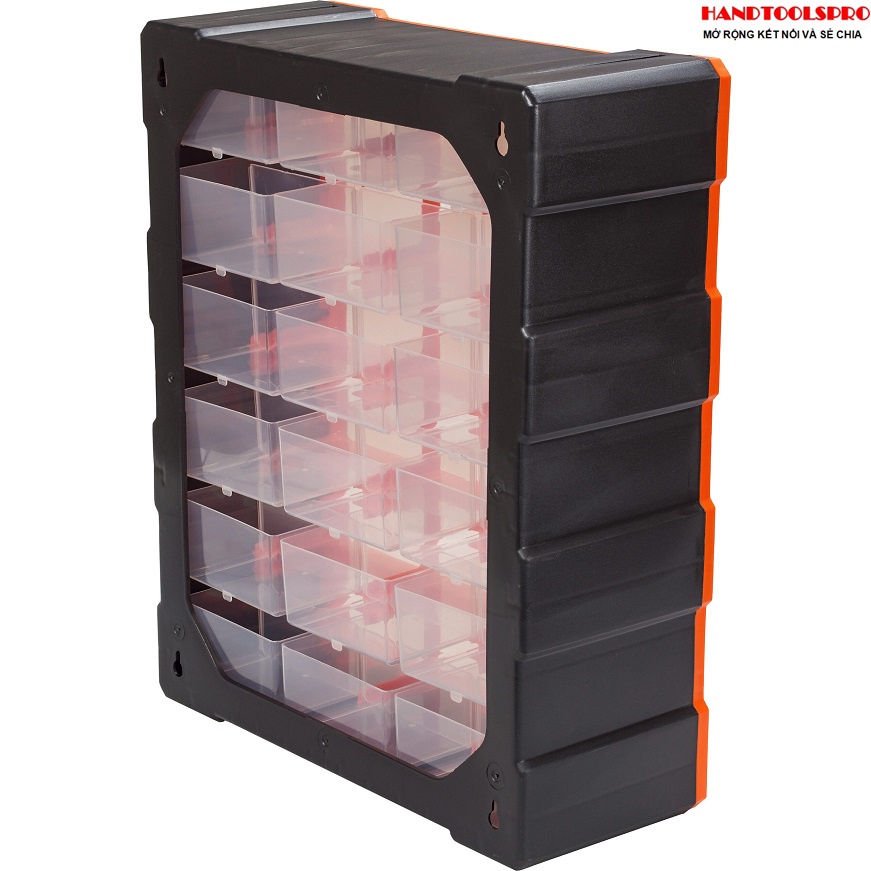 Tủ đựng linh kiện 18 ngăn TACTIX WORKPRO  47.5 x 38.5 x 16.2 cm