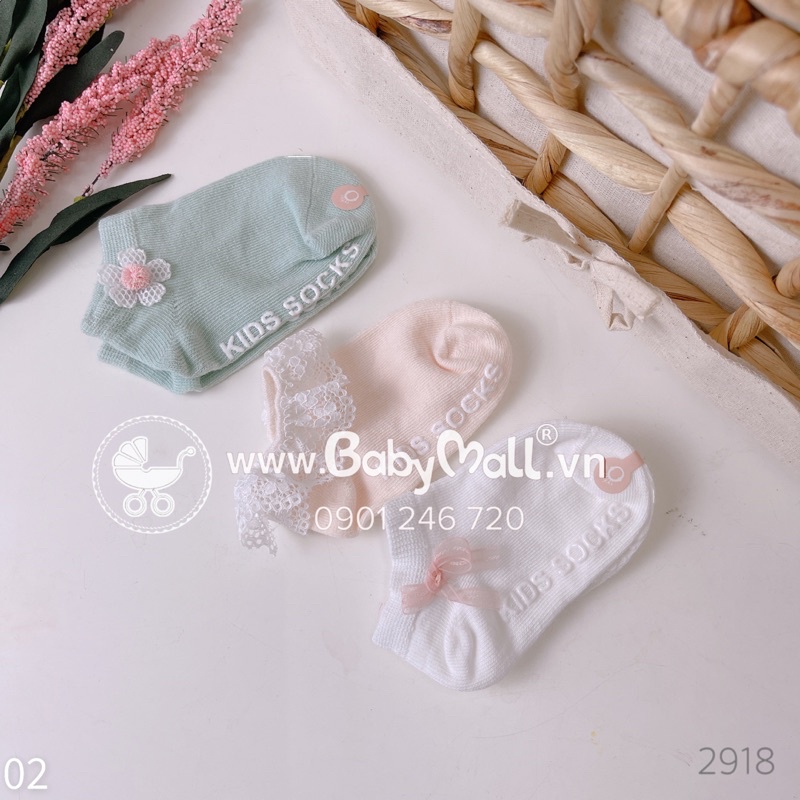 Set 3 đôi tất sơ sinh NEMO BABY 2918 (ship ngẫu nhiên)