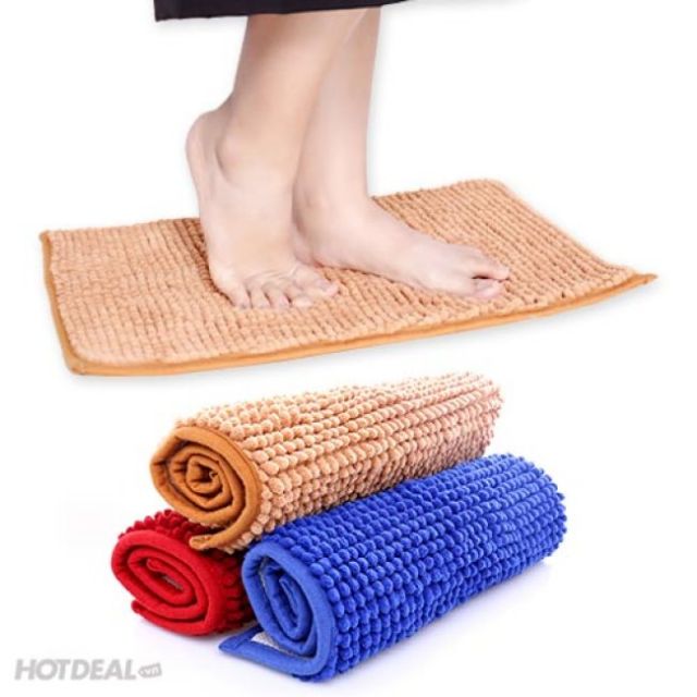 Thảm Lau Chân San Hô Rút Nước