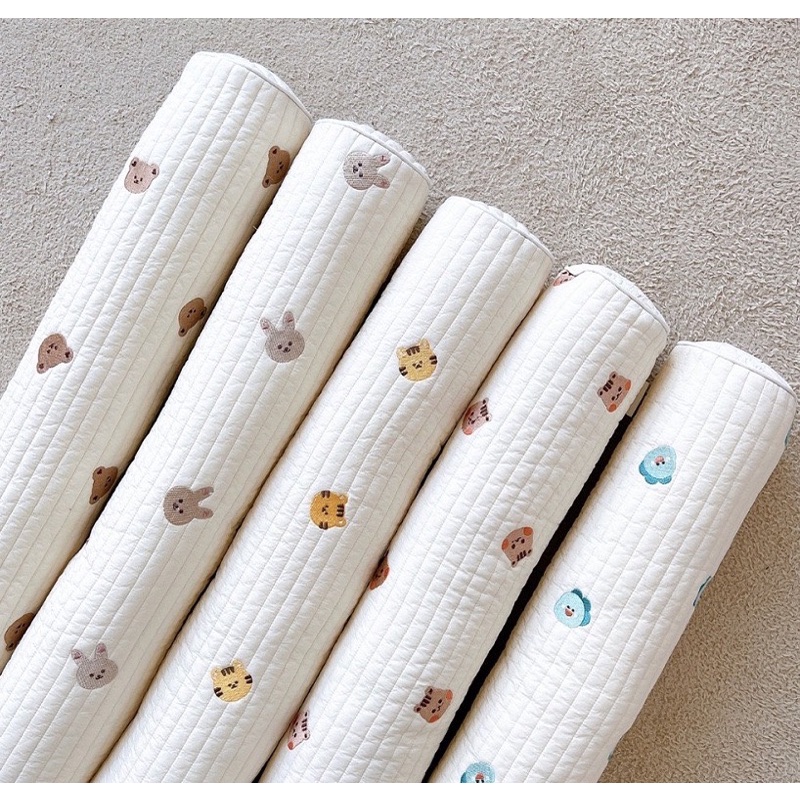 Gối ôm kiêm gối chặn trần bông xuất hàn bamboo cho bé 60cm - babyboo