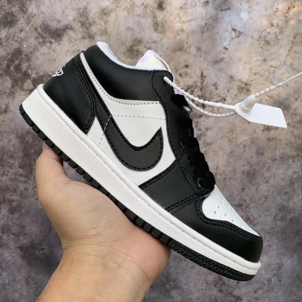 ⚡𝗕𝗜𝗚 𝗦𝗔𝗟𝗘⚡ Giày jordan 1 cổ thấp màu đen trắng , giày sneaker JD1 low full box bill tag có đủ size nam nữ | BigBuy360 - bigbuy360.vn