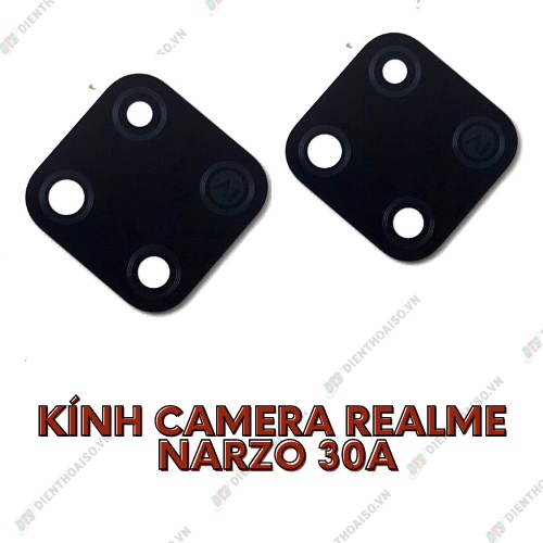 Kính camera realme narzo 30a kèm keo dán