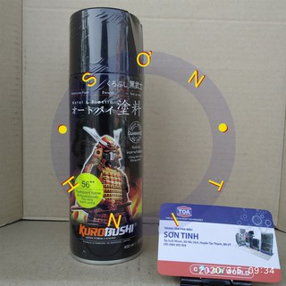 Chai sơn xịt Samurai 56** màu vàng phản quang
