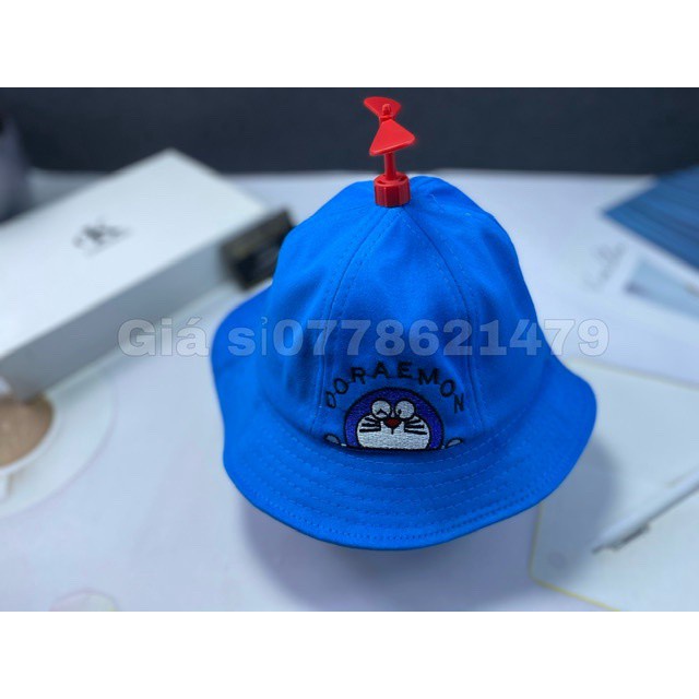 Mũ bo chong chóng doremon trẻ em 2tuổi đến 6tuổi - Nón bo dành cho trẻ em