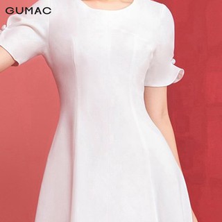 Đầm nữ cúc tay trang trí GUMAC DA9247