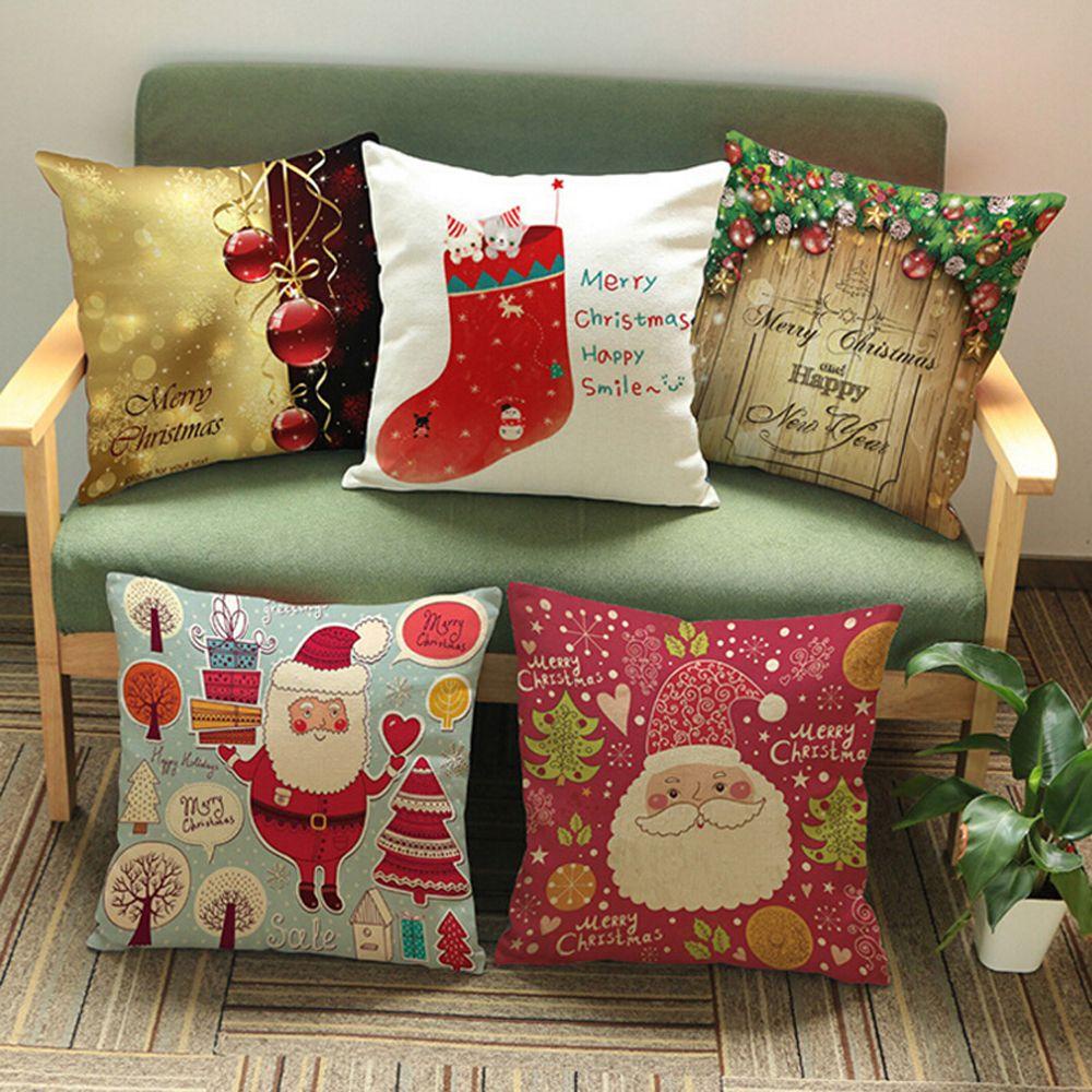 CONOPERY Vỏ Gối Hình Vuông Thời Trang 5 Kiểu Tùy Chọn