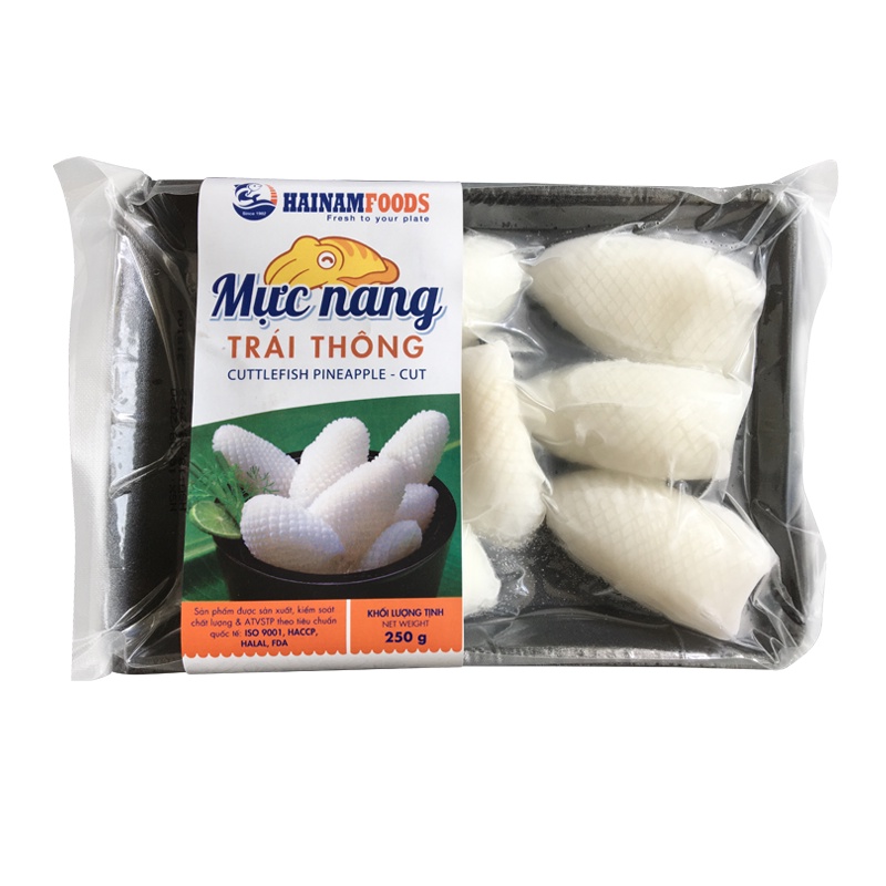 MỰC NANG CẮT TRÁI THÔNG - 250G [Giao hàng siêu tốc TPHCM 1-2 giờ]