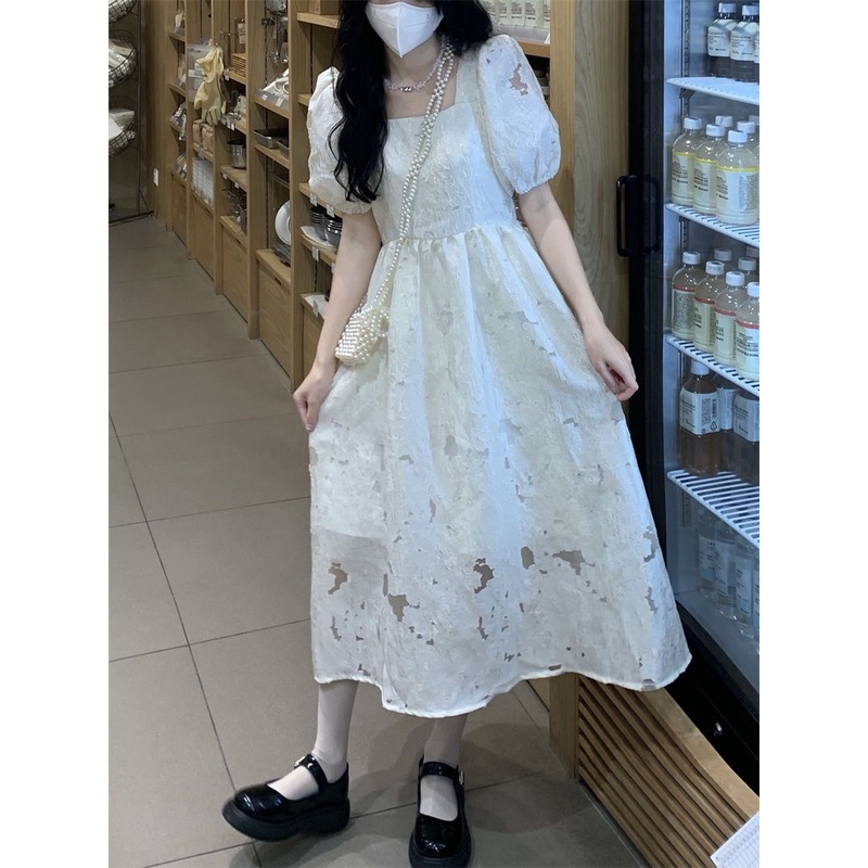 Đầm Công Chúa Hai Dây Họa Tiết Hoa Ngọt Ngào Thời Trang Mùa Hè Cho Nữ