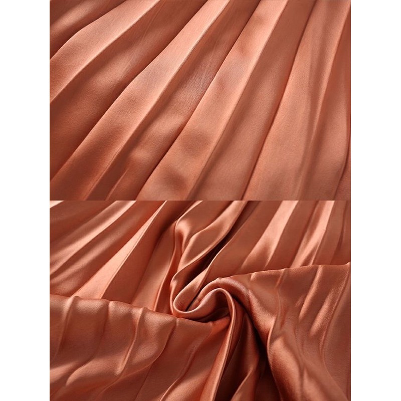 Chân váy xếp ly cam | BigBuy360 - bigbuy360.vn