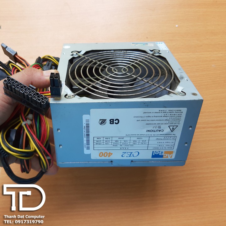 Nguồn công suất thực Acbel 400W cũ - PSU Acbel 400W công suất thực