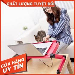 Bàn Laptop T8 xoay 360 độ màu đen