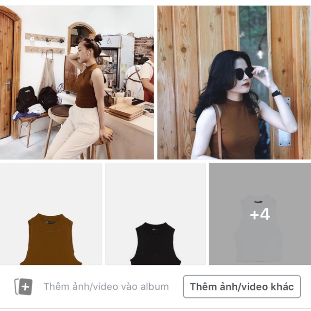 Áo ba lỗ zara