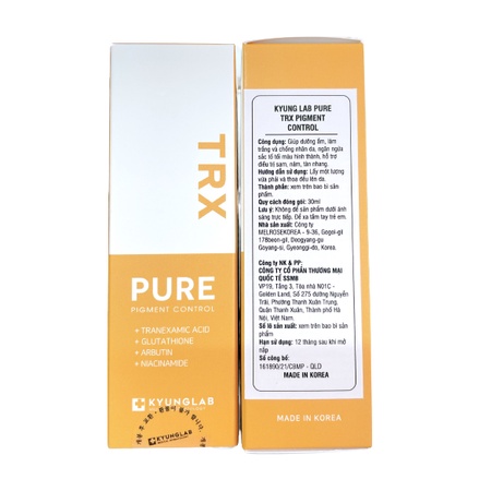 Serum nám Kyung Lab TRX sạch nám sạm, sắc tố, giúp trắng da 30ml