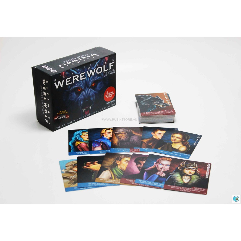 Đồ chơi Board Game Ma Sói Ultimate Deluxe Việt Hóa - Game Ma Sói