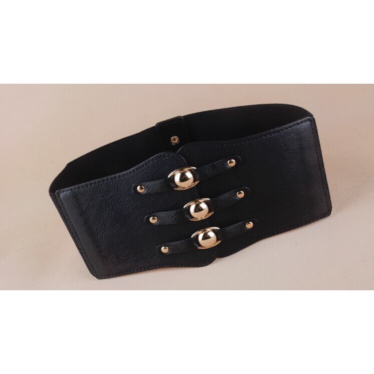 Thắt Lưng Da Bản To Co Giãn Thời Trang Phong Cách Punk