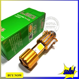 Đèn pha xe máy H4 6 tim ánh sáng trắng