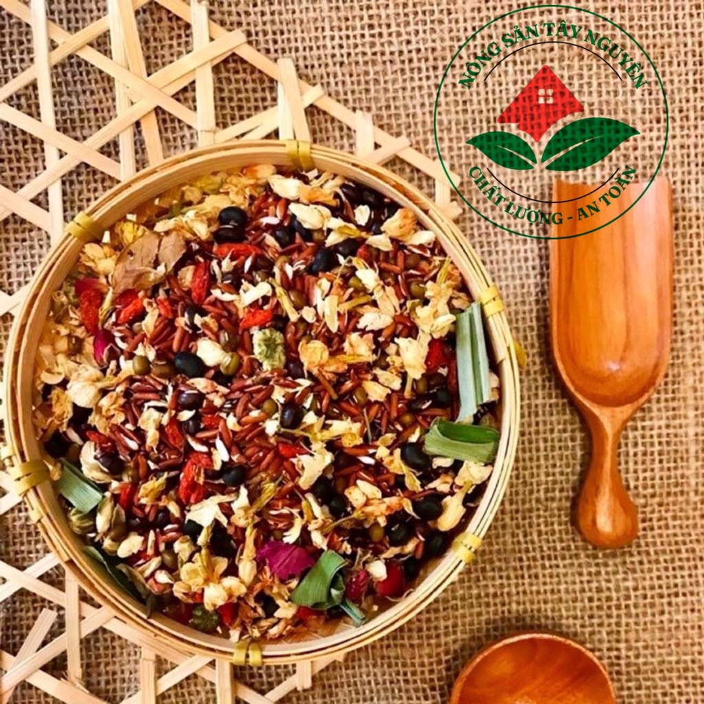 Trà Hoa Ngũ Cốc 500gr Mát Gan - Trà Hoa Thương Hiệu Việt Giải Độc - Thanh Nhiệt Cơ Thể