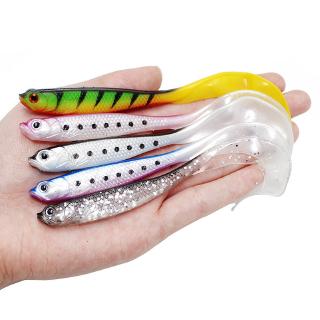Mồi câu hình cá giả 3D cao su mềm 11.5cm/ 6.1g