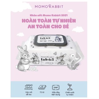 Khăn ướt Momo Rabbit Hàn Quốc (72 miếng)