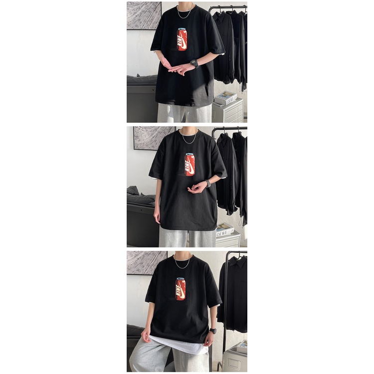 Áo Thun Tay Ngắn Phong Cách Hàn Quốc Size M-5XL Dành Cho Nam