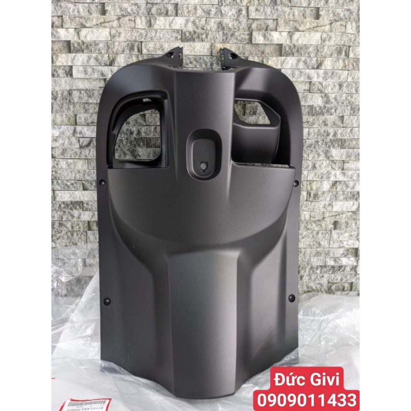 Yếm khoá xe Scoopy 2017-2020 màu đen nhám