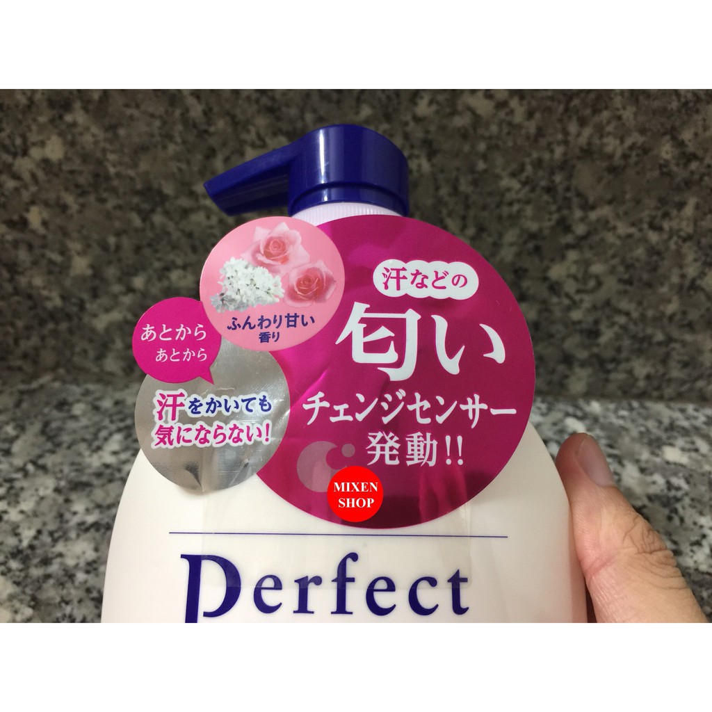 {Chính Hãng - Ảnh thật} Sữa tắm Perfect Bubble For Body Sweet Floral Senka 500ml Nhật Bản