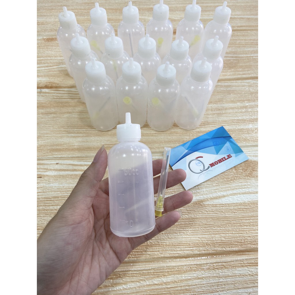 Bình nhựa kim tiêm 50ml