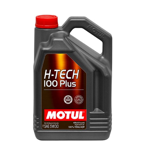 Dầu nhớt xe ga và ô tô Motul H-Tech 100 Plus 5W30 mẫu đã nâng cấp