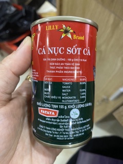 Cá Nục Sốt Cà Lilly 155g Thái lan