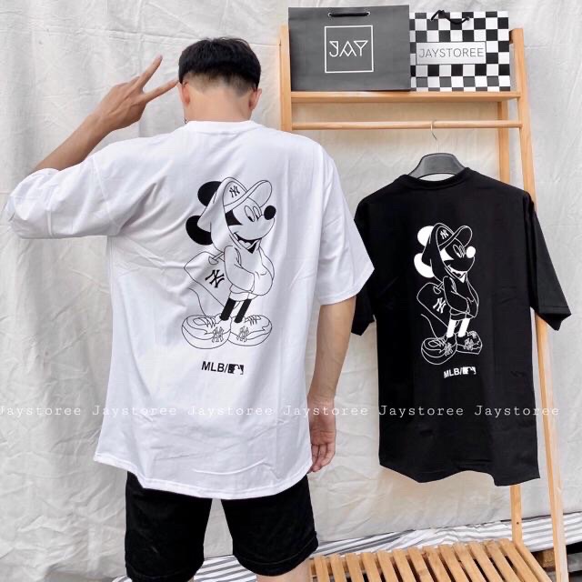 Áo thun tay lỡ NY ĐEN/TRẮNG ❤️/Nam nữ unisex/FREESHIP 50K ❤️