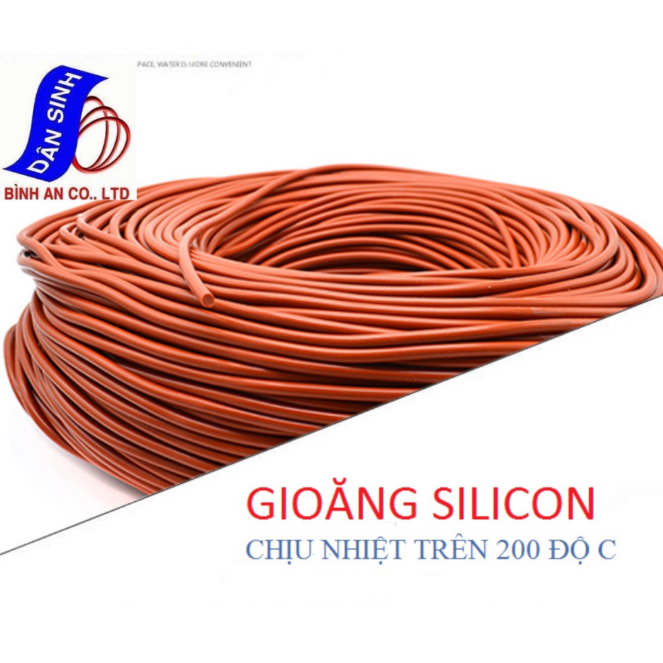 Gioăng SILICON VMQ dạng Mét độ dày từ 2mm-7mm