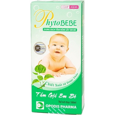 Phytobebe Dung dịch tắm rôm sẩy