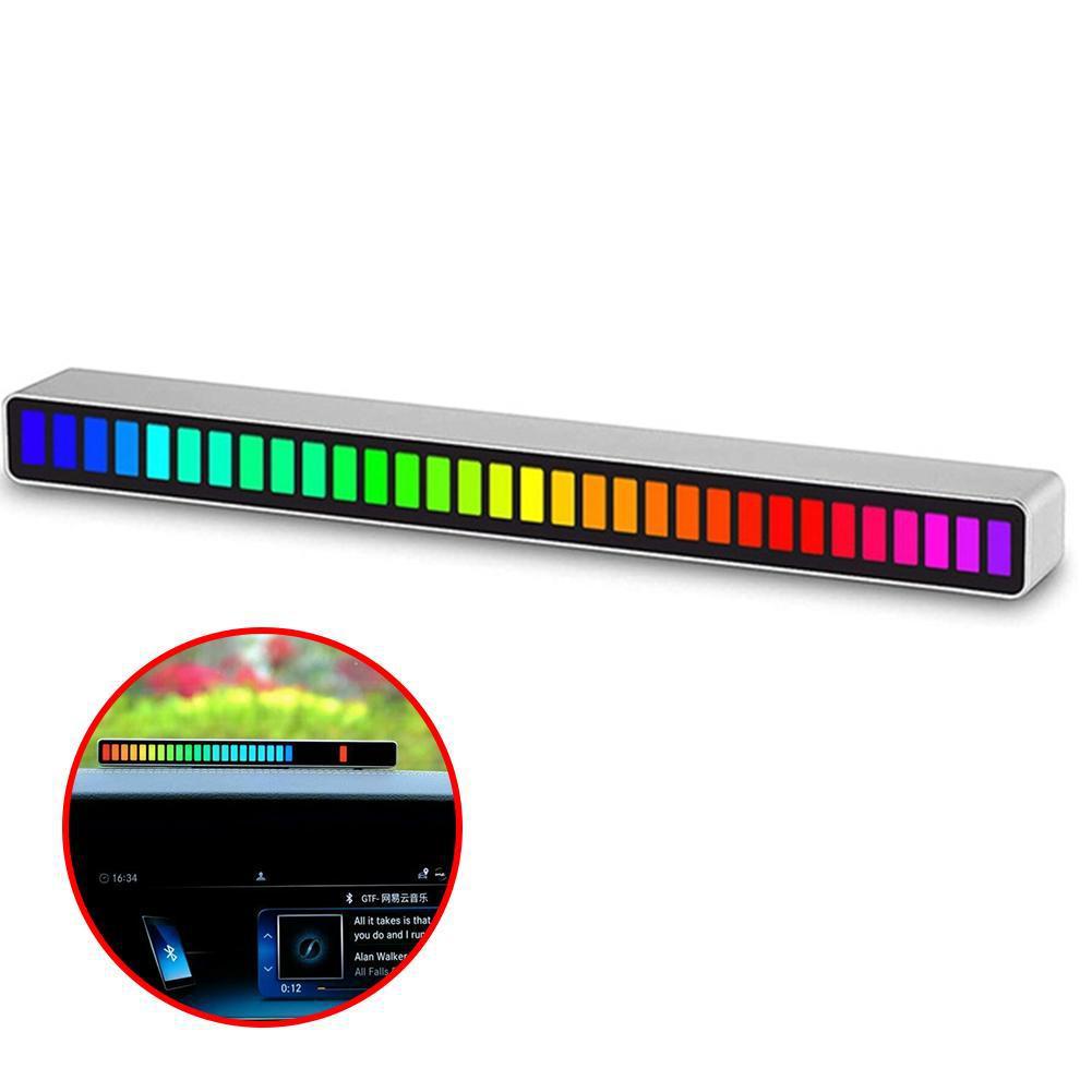 Dải Đèn LED RGB Điều Khiển Bằng Âm Thanh Cho Xe Hơi
