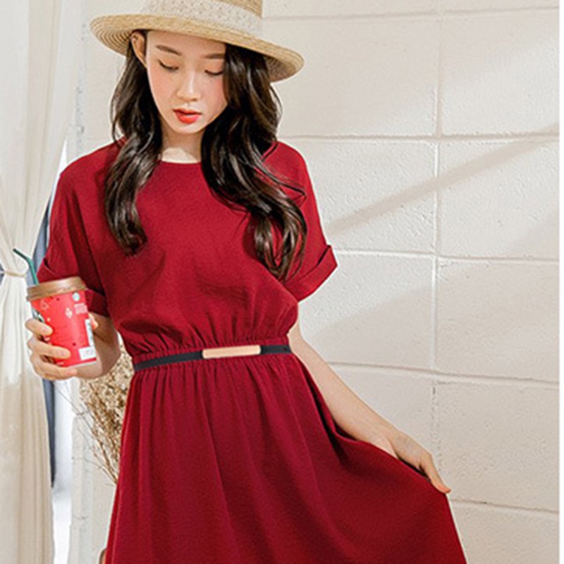 Đai thắt lưng váy da thật nữ bản nhỏ TN100, mẫu dây nịt nữ thắt váy, quần đều hợp, da bò 2 lớp không bong nổ