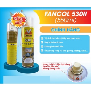 Chai Vệ Sinh Đa Năng 530 FANCOL 550ml Tẩy Keo Vệ Sinh Màn Hình Bo Mạch Trùm Phụ Kiện