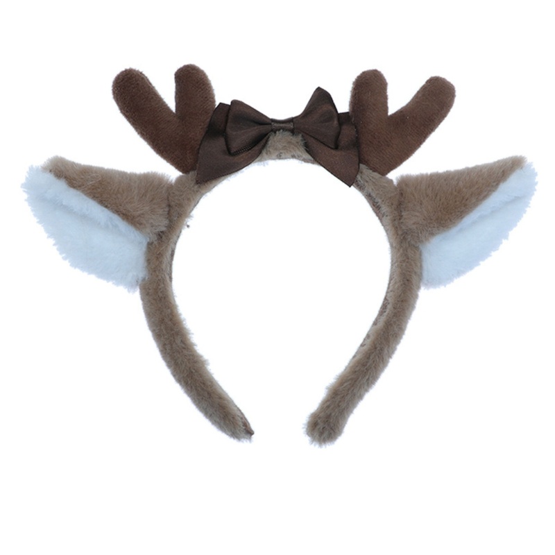 Băng Đô Cài Tóc Hình Tai Tuần Lộc Dễ Thương Cho Nữ