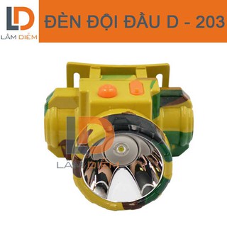 Đèn đội đầu siêu sáng pin sạc choá 5cm nhỏ gọn 2 chế độ sáng A2