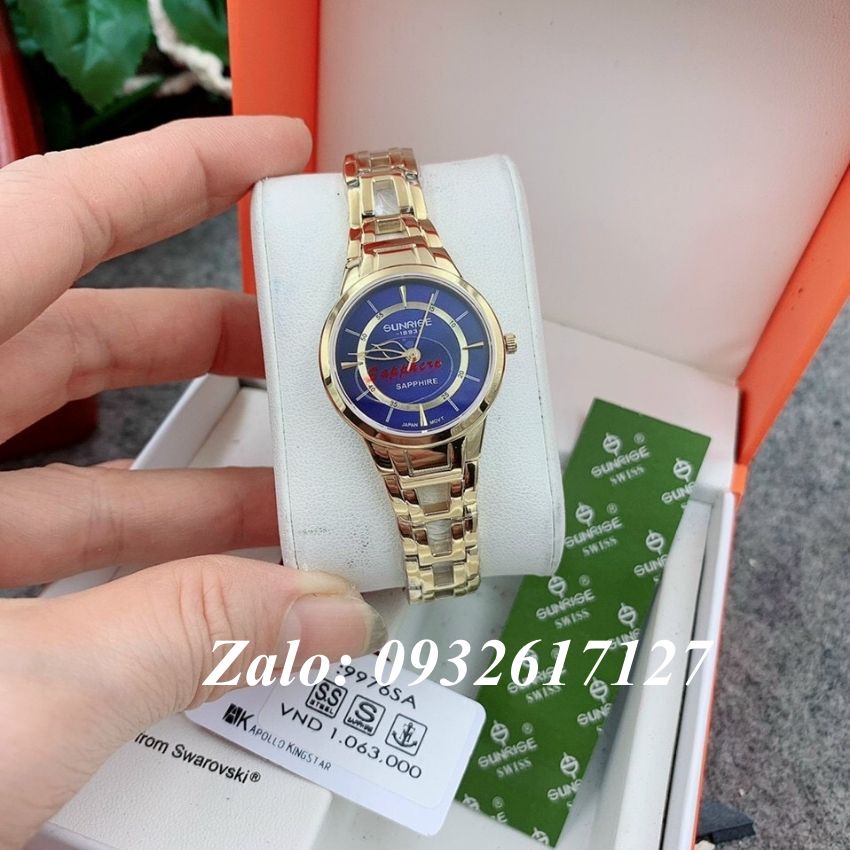 Đồng Hồ Lắc Tay Nữ Sunrise 9976SA Chính Hãng 26mm