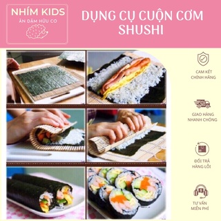 Màng tre cuộn cơm kimbap, shushi