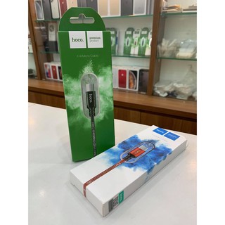 Cáp Sạc Micro Type C Hoco X14 bọc dù siêu bền có sạc nhanh