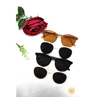 Kính mát nữ gọng tròn ulzzang