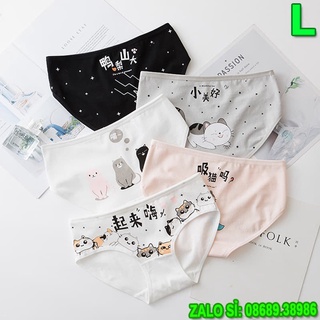 SỈ ZALO RẺ HƠN_ Quần Lót 5 Kiểu Kute 5040 Size L
