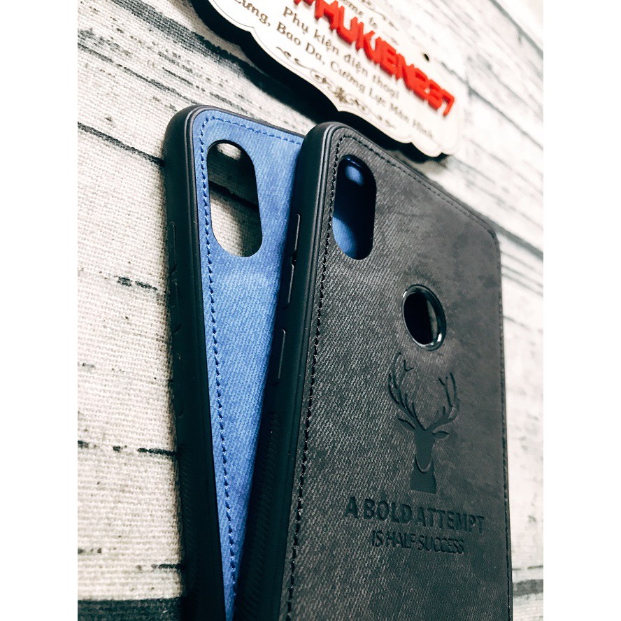[Freeship toàn quốc từ 50k] Ốp Lưng Xiaomi Redmi Note 6 Pro Ốp Dẻo TPU Vải Jean Viền Chỉ Cao Cấp