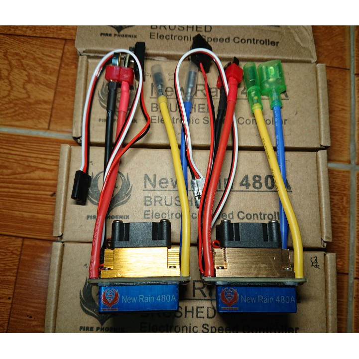 Esc chổi than 480a newrain tản nhiệt quạt