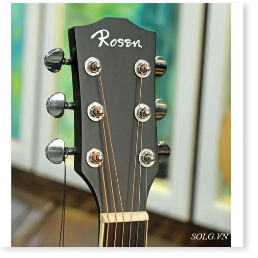 Đàn Ghita Acoustic Rosen G11 có EQ + bộ phụ kiện  -