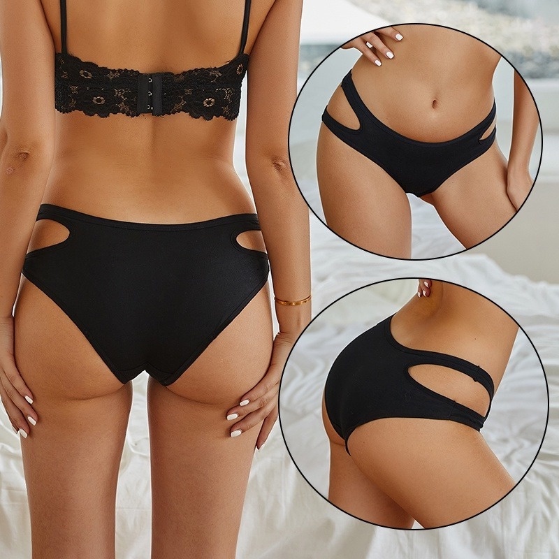 Quần lót TakeTalk cotton mềm lưng thấp kích thước S-XL thoải mái cho nữ