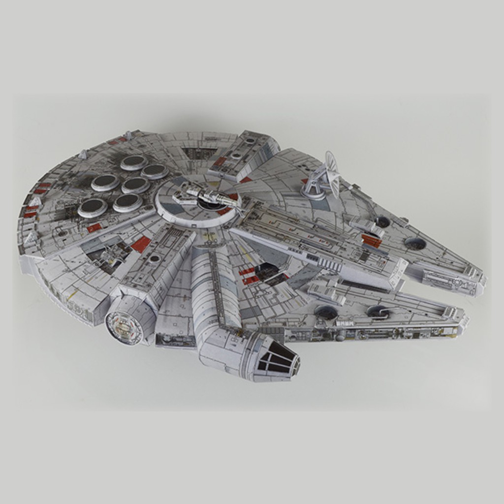 Mô hình giấy Star Wars Phi thuyền Millennium Falcon